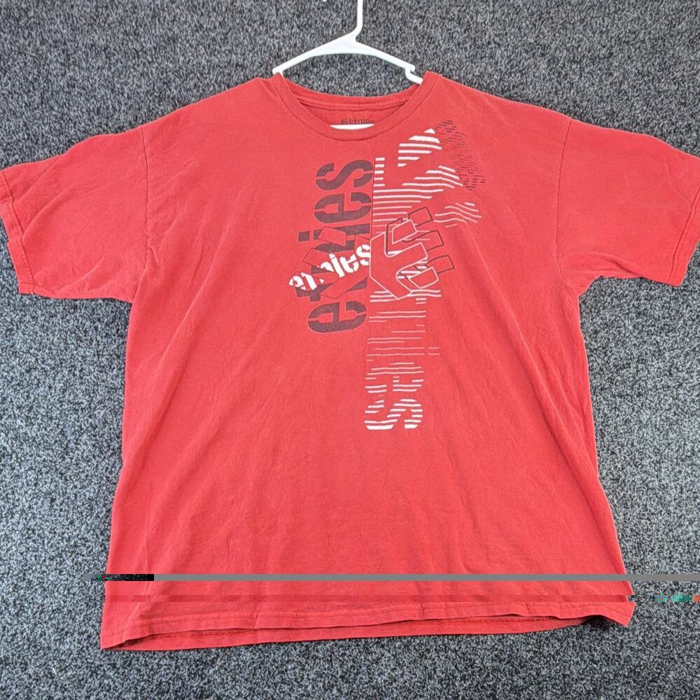 Etnies Shirt Mens XL Red Graphic Logo Skateboard Skate Short Sleeve Crew Neck T